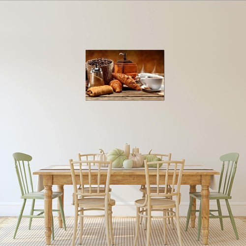 Runa Art Bild Küche Kaffee Modern Wandbilder Esszimmer Küchenbilder 1 Teilig - Made In Germany - Coffee Esszimmer Braun Flur 505015c
