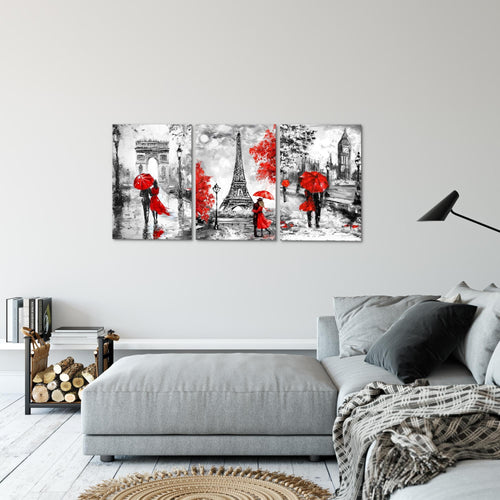 Stadt BILD KUNSTDRUCK - AUF VLIES LEINWAND - XXL DEKORATION  050931P
