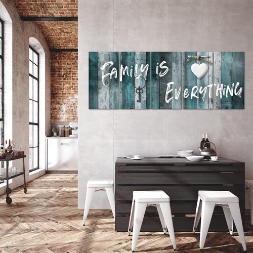Runa Art Bild Home Abstrakt Wandbilder auf Vlies Leinwand 5 Teilig Wanddekoration Schlafzimmer Wohnzimmer 040256b