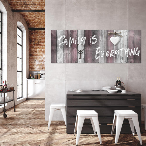 Runa Art Bild Home Abstrakt Wandbilder auf Vlies Leinwand 5 Teilig Wanddekoration Schlafzimmer Wohnzimmer 040256b