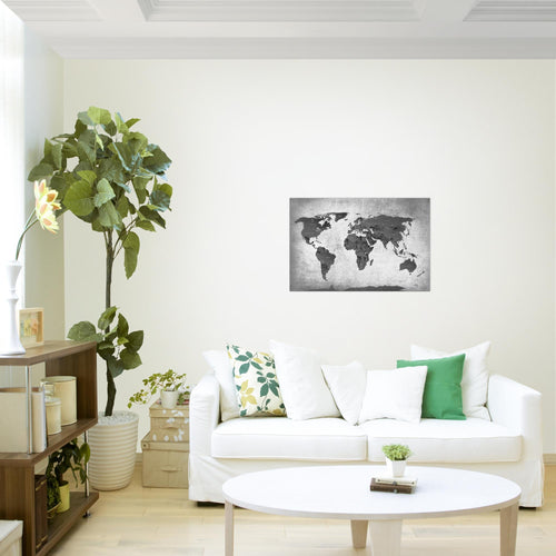 Runa Art Wandbilder Weltkarte Bild XXL Büro Wohnzimmer Gold Vintage Antik 120 x 80 cm 3 Teilig 104031a
