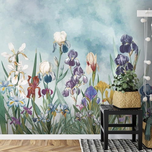 Novart Fototapete Dschungel 396 x 280 cm Wandtapete Blätter Blumen Grün Wohnzimmer Schlafzimmer - N9129012a