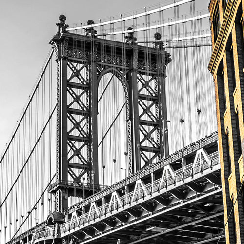 Novart Wandbilder New York City Taxi - KOMPLETT AUFHÄNGFERTIG - Gelb Grau Wohnzimmer Schlafzimmer - 7 Moderne Mood-Bilder - N006371a