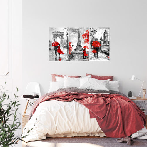 Stadt BILD KUNSTDRUCK - AUF VLIES LEINWAND - XXL DEKORATION  050931P