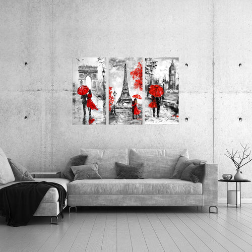Stadt BILD KUNSTDRUCK - AUF VLIES LEINWAND - XXL DEKORATION  050931P
