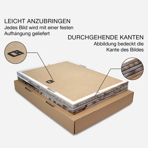 Novart Wandbilder - KEIN EXTRA RAHMEN BENÖTIGT - Wohnzimmer Mädchen Teenager - Bilder Modern Fashion Paris - Rosa - N008365a