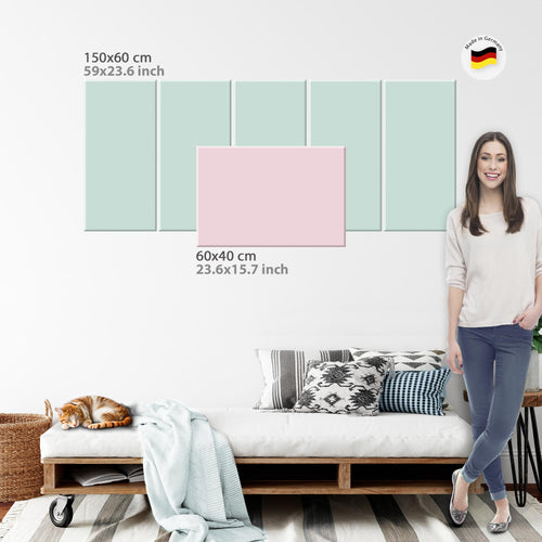 Runa Art Bild Kinder Graffiti Wandbilder auf Vlies Leinwand 5 Teilig Wanddekoration Babyzimmer Spielzimmer 039256c