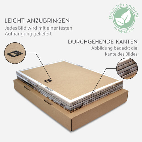Runa Art Bild Wohnzimmer Schlafzimmer Büro Abstrakt 5 Teilig Schwarz Gesichter Wandbilder auf Vlies Leinwand 044853b