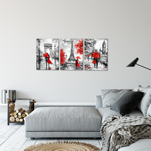 Stadt BILD KUNSTDRUCK - AUF VLIES LEINWAND - XXL DEKORATION  050931P