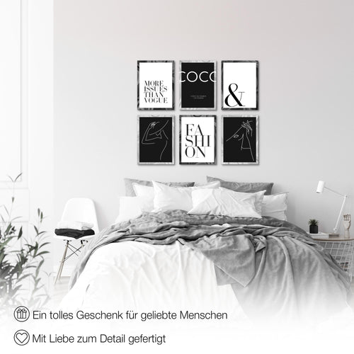 Novart Wandbilder - KEIN EXTRA RAHMEN BENÖTIGT - Wohnzimmer Mädchen Teenager - Bilder Modern Coco - Zitate - N002365a