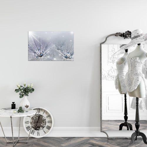 Runa Art Bild Pusteblume Modern Wandbilder Wohnzimmer Schlafzimmer 1 Teilig - Made In Germany - Natur Grau Flur 016915b