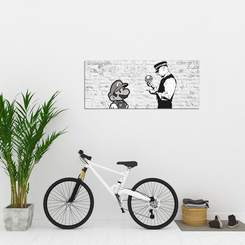 Runa Art Wandbild Landschaft 100 x 40 cm Modern Bild auf Vlies Leinwand Gelb Wohnzimmer Schlafzimmer Büro Natur 006512a