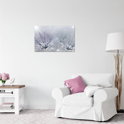 Runa Art Bild Pusteblume Modern Wandbilder Wohnzimmer Schlafzimmer 1 Teilig - Made In Germany - Natur Grau Flur 016915b