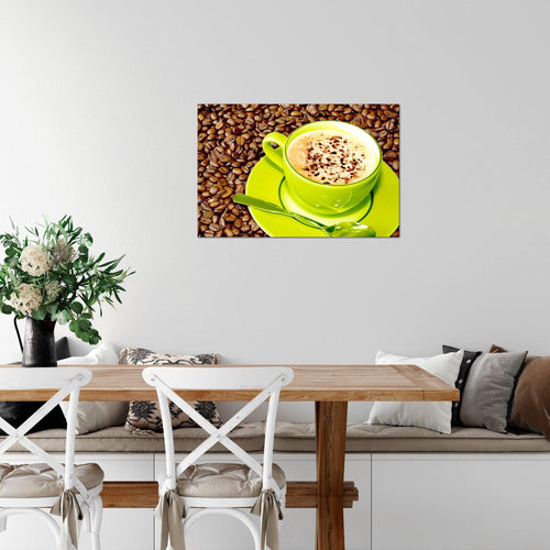 Runa Art Bild Küche Kaffee Modern Wandbilder Esszimmer Küchenbilder 1 Teilig - Made In Germany - Esszimmer Braun Flur 500515c