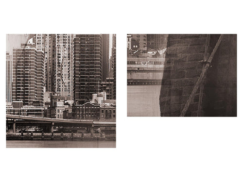 Runa Art Bild New York Wandbilder auf Vlies Leinwand 5 Teilig Wanddekoration Wohnzimmer Büro 034756b