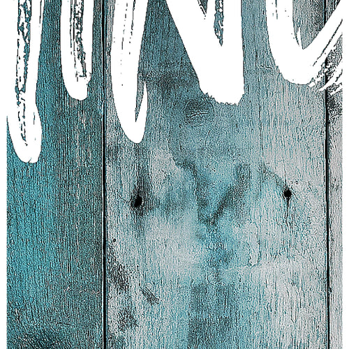 Runa Art Bild Home Abstrakt Modern Wandbilder Schlafzimmer Wohnzimmer 1 Teilig - Made In Germany - Holzmotiv Grau Türkis Flur 040215b