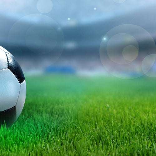 Runa Art Wandbilder Fussball 5 Teilig Bild auf Vlies Leinwand Deko Wohnzimmer Schlafzimmer Sport Grün 402452c
