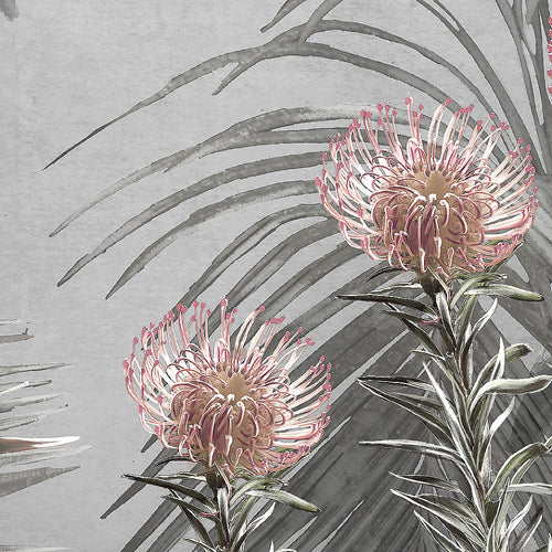 Runa Art Bild Blumen Wandbilder auf Vlies Leinwand 5 Teilig Wanddekoration Wohnzimmer Schlafzimmer 043356c
