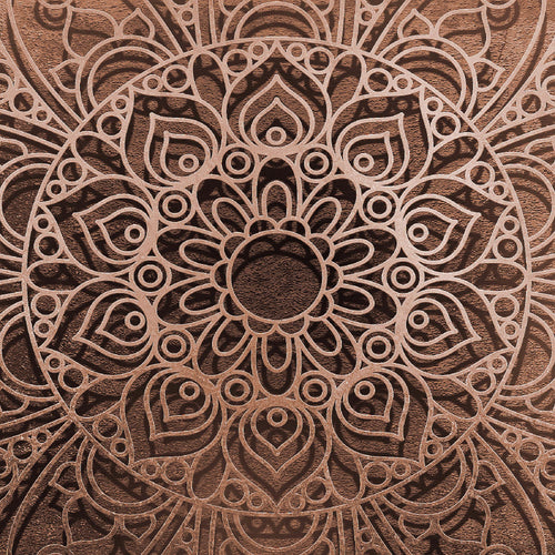 Runa Art Bild XXL 4 Teilig Mandala 200 x 100 cm Kunstdruck auf Vlies Leinwand Wanddeko Wohnzimmer Schlafzimmer 101241c