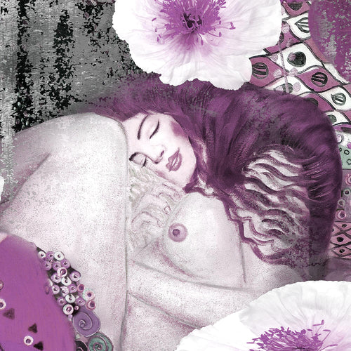 Runa Art Bild Collage Gustav Klimt Wandbilder auf Vlies Leinwand 5 Teilig Wanddekoration Wohnzimmer 018556c