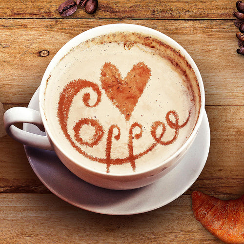 Runa Art - Bilder Küche Kaffee 120 x 40 cm 3 Teilig Wandbild auf Vlies Leinwand Braun Mehrteilig Modern 501233a