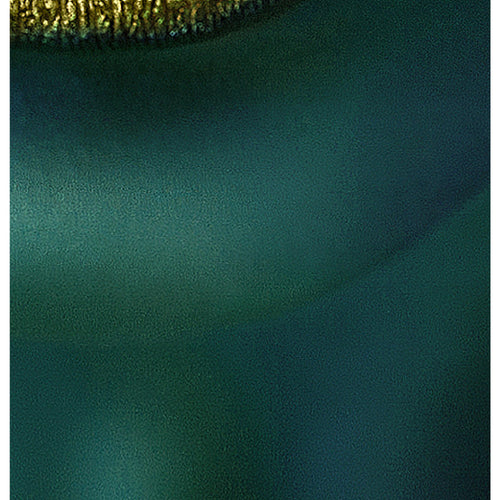 Runa Art Wandbild Frau Gesicht Lippen 100 x 40 cm Modern Bild auf Vlies Leinwand Kosmetik Fashion Wohnzimmer Schlafzimmer Türkis Gold 042112a