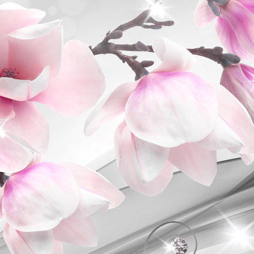 Runa Art Bild Blumen Abstrakt Wandbilder auf Vlies Leinwand 5 Teilig Wanddekoration Wohnzimmer Schlafzimmer 035356a