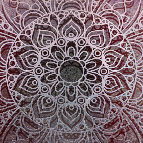 Runa Art Bild XXL 4 Teilig Mandala 200 x 100 cm Kunstdruck auf Vlies Leinwand Wanddeko Wohnzimmer Schlafzimmer 101241a