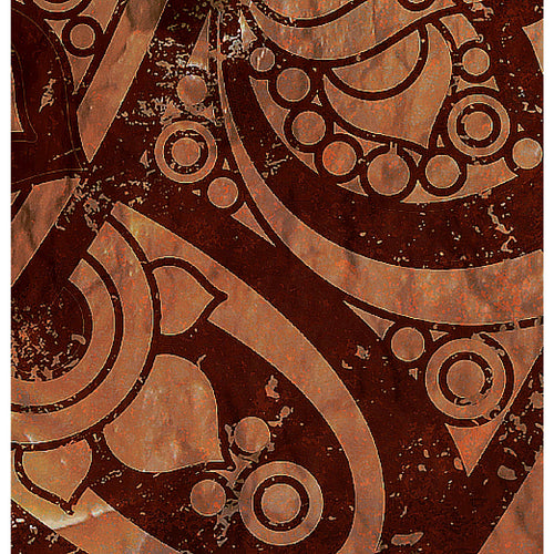 Runa Art Wandbilder Mandala Abstrakt Bild XXL Wohnzimmer Schlafzimmer Beige Braun Kupfer 120 x 80 cm 3 Teilig 040131a