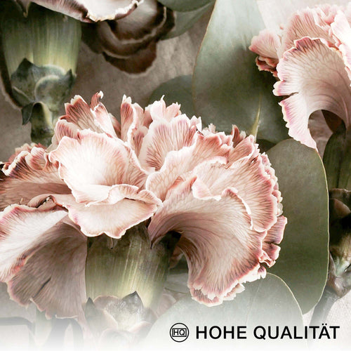 Novart Wandbilder Set Blumen Pflanzen Blumen - KEIN EXTRA RAHMEN BENÖTIGT - Modern Deko - Wohnzimmer Schlafzimmer Büro N023067a