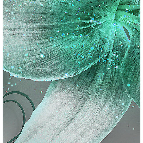 Runa Art Bild Blumen Lilien Wandbilder auf Vlies Leinwand 5 Teilig Wanddekoration Wohnzimmer Schlafzimmer 039656b