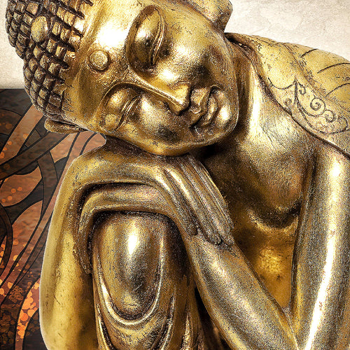 Runa Art Bild Buddha Zen Wandbilder auf Vlies Leinwand 5 Teilig Wanddekoration Wohnzimmer Schlafzimmer 041356a