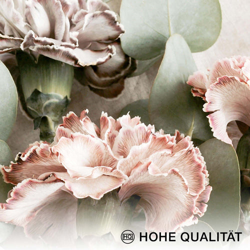 Novart Bilder Blumen Pflanzen - KOMPLETT AUFHÄNGFERTIG - Blumen Wohnzimmer Schlafzimmer Büro - 7 Moderne Mood - Bilder - N023072a