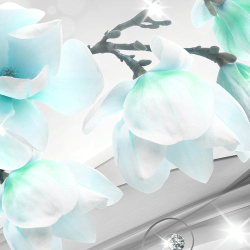 Runa Art Bild Blumen Abstrakt Wandbilder auf Vlies Leinwand 5 Teilig Wanddekoration Wohnzimmer Schlafzimmer 035356c