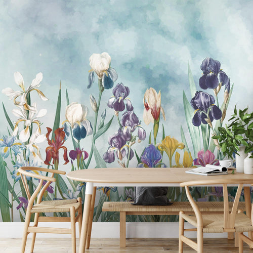 Novart Fototapete Dschungel 396 x 280 cm Wandtapete Blätter Blumen Grün Wohnzimmer Schlafzimmer - N9129012a