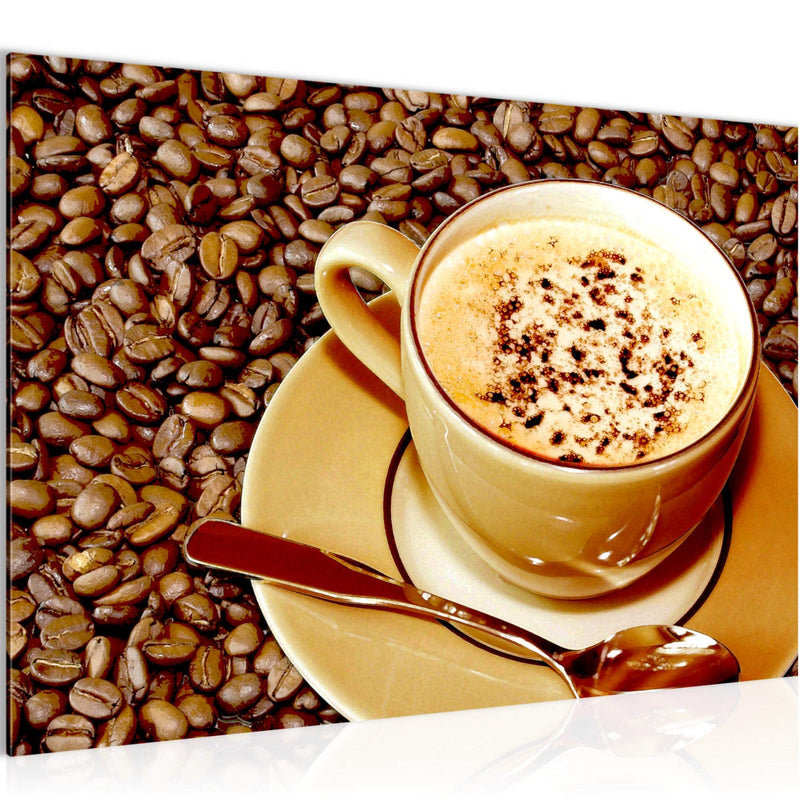 Runa Art Bild Küche Kaffee Modern Wandbilder Esszimmer Küchenbilder 1 Teilig - Made In Germany - Esszimmer Braun Flur 500515a