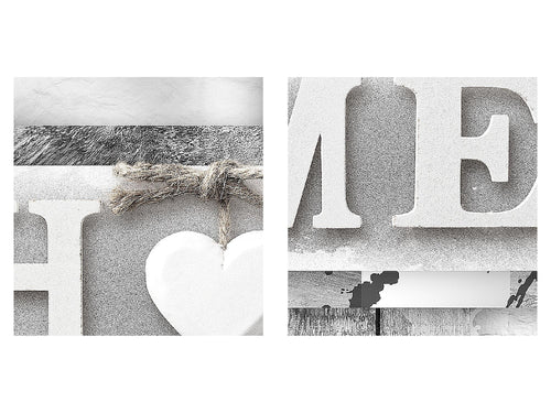 Runa Art Wandbild Love 100 x 40 cm Modern Bild auf Vlies Leinwand Schwarz Wohnzimmer Schlafzimmer Büro Zuhause 013712c