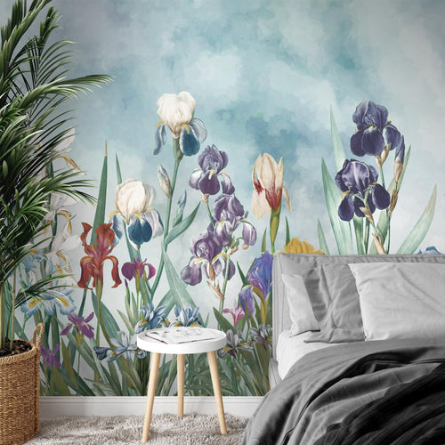 Novart Fototapete Dschungel 396 x 280 cm Wandtapete Blätter Blumen Grün Wohnzimmer Schlafzimmer - N9129012a