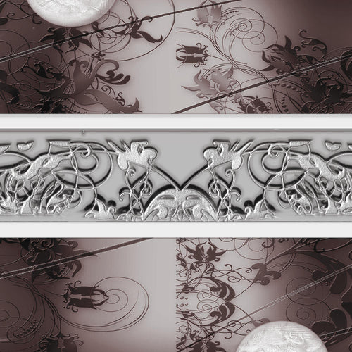 Runa Art Wandbilder Set XXL Abstrakt Wohnzimmer Schlafzimmer Grau Rosa 4 Teilig - Made in Germany - 102345c