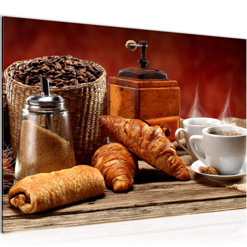 Runa Art Bild Küche Kaffee Modern Wandbilder Esszimmer Küchenbilder 1 Teilig - Made In Germany - Esszimmer Braun Flur 505015a