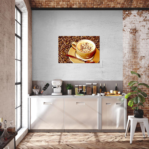 Runa Art Bild Küche Kaffee Modern Wandbilder Esszimmer Küchenbilder 1 Teilig - Made In Germany - Esszimmer Braun Flur 500515a