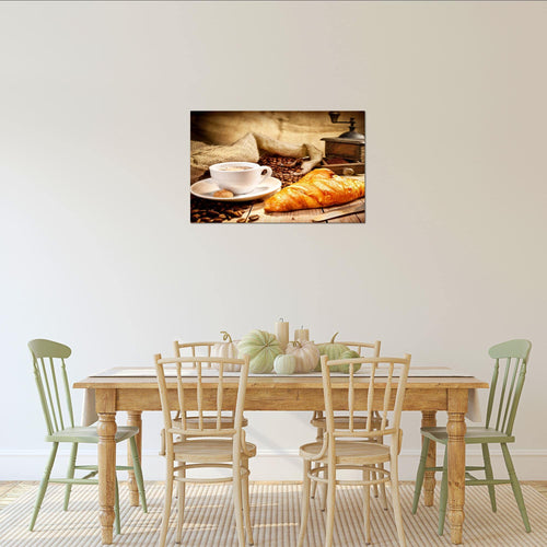 Runa Art Bild Küche Kaffee Modern Wandbilder Esszimmer Küchenbilder 1 Teilig - Made In Germany - Esszimmer Braun Flur 501815c