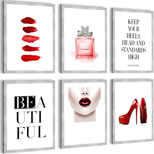 Novart Wandbilder - KEIN EXTRA RAHMEN BENÖTIGT - Wohnzimmer Mädchen Teenager - Bilder Modern Beauty - Fashion - N018965a
