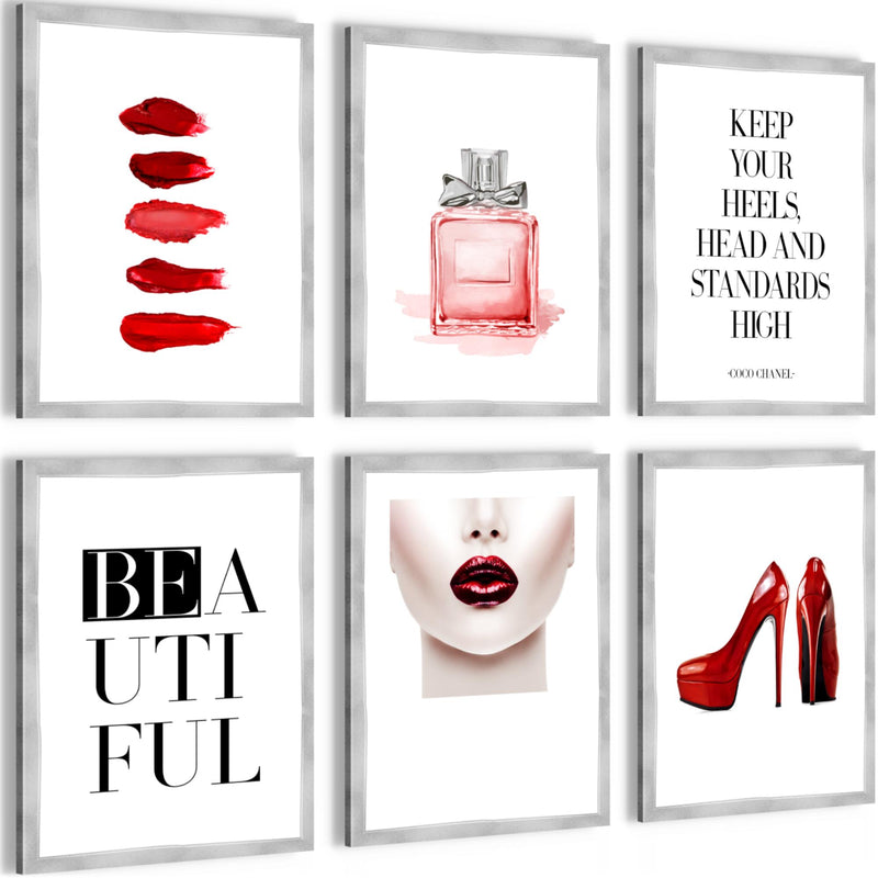 Novart Wandbilder - KEIN EXTRA RAHMEN BENÖTIGT - Wohnzimmer Mädchen Teenager - Bilder Modern Beauty - Fashion - N018965a