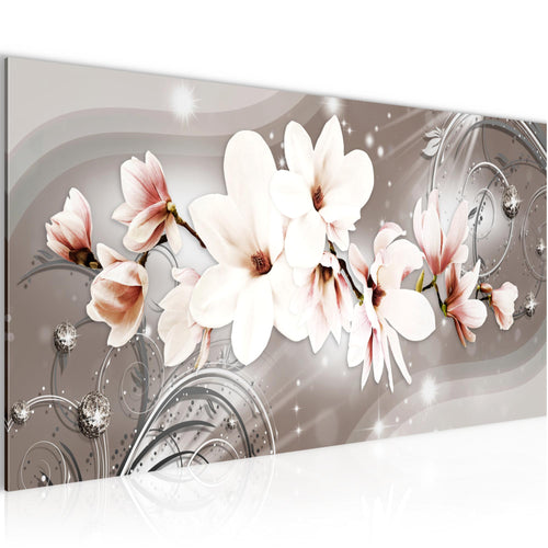 Runa Art Wandbild Landschaft 100 x 40 cm Modern Bild auf Vlies Leinwand Blau Wohnzimmer Schlafzimmer Büro Natur 006212a