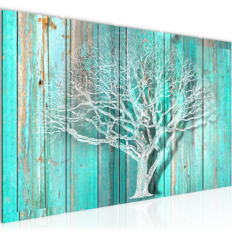 Runa Art Bild Baum Abstrakt Wandbilder auf Vlies Leinwand 5 Teilig Wanddekoration Wohnzimmer 039956c