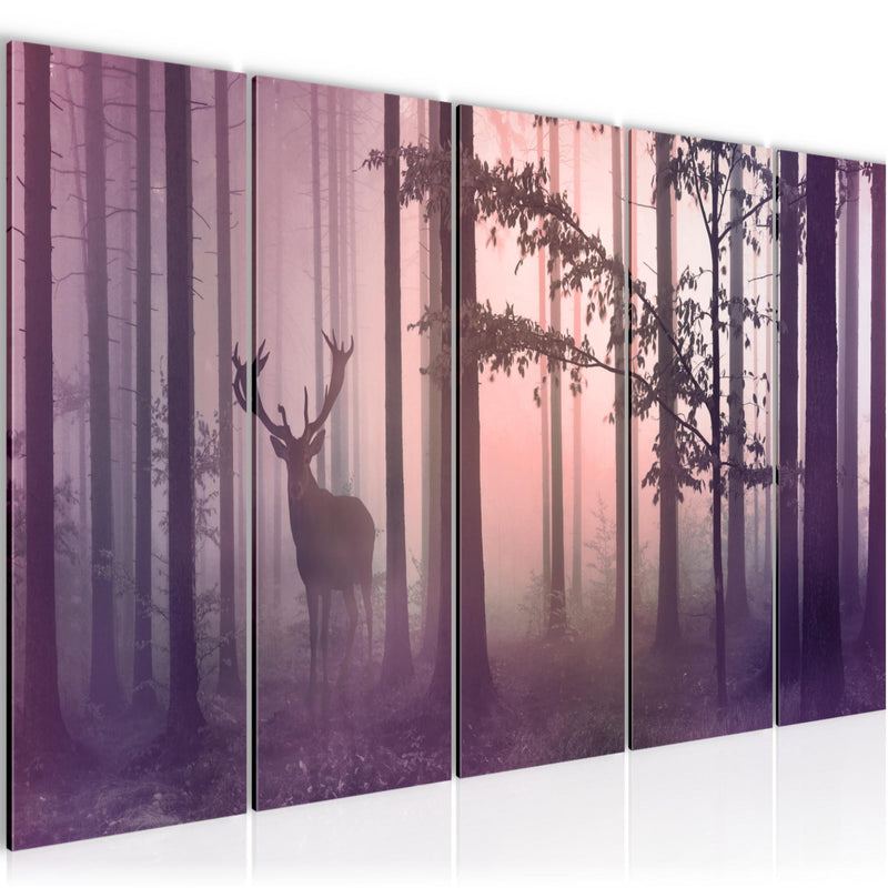 Runa Art Bild Landschaft Wandbilder auf Vlies Leinwand 5 Teilig Wanddekoration Wohnzimmer Schlafzimmer Büro 013456b
