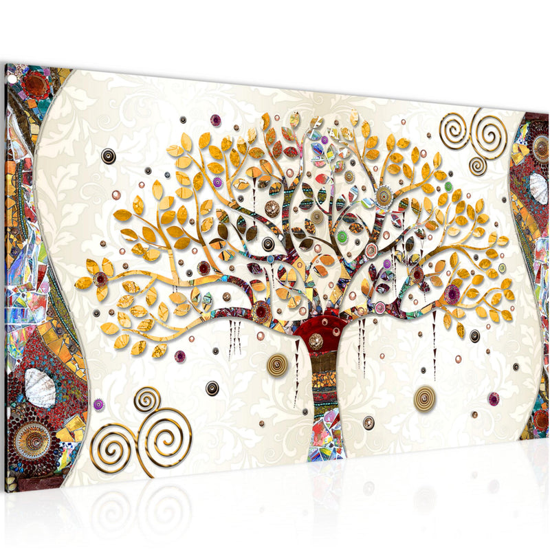 Runa Art Bild Landschaft Modern Wandbilder Wohnzimmer Schlafzimmer Büro 1 Teilig - Made in Germany - Grün Natur Flur 004614a