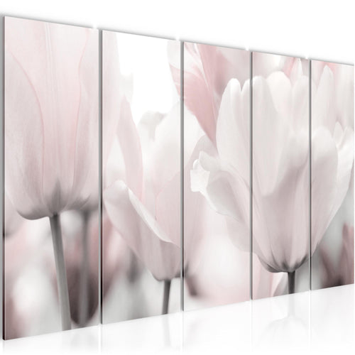 Runa Art Bild Blumen Pflanzen Wandbilder auf Vlies Leinwand 5 Teilig Wanddekoration Wohnzimmer Schlafzimmer Büro 203956c