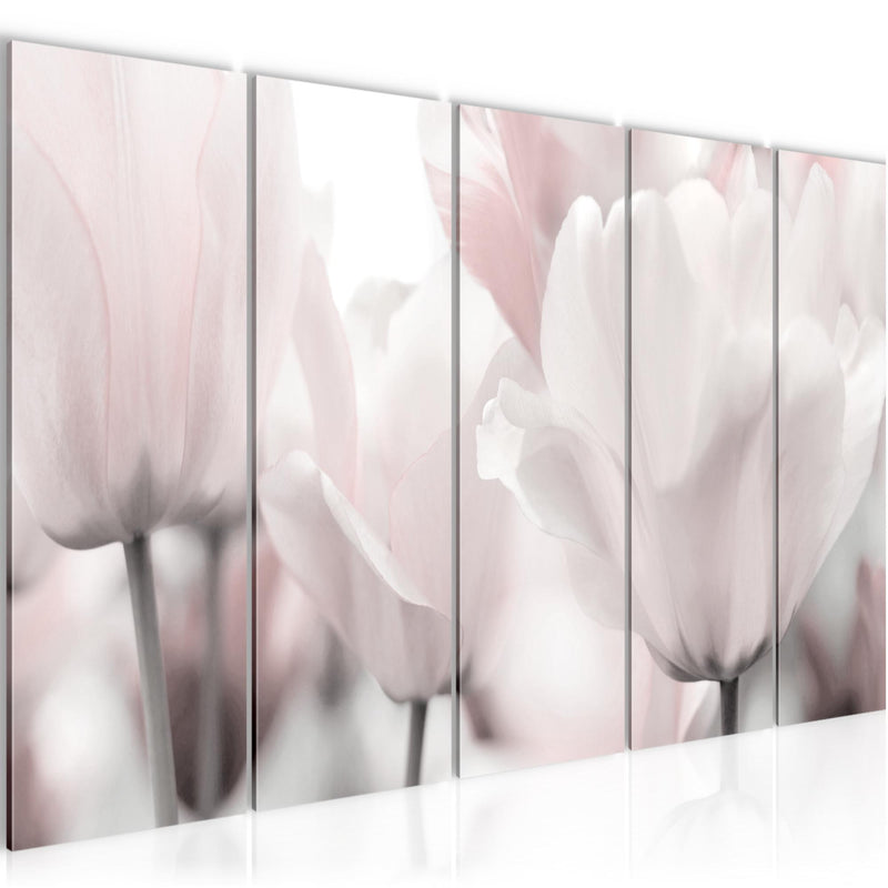 Runa Art Bild Blumen Pflanzen Wandbilder auf Vlies Leinwand 5 Teilig Wanddekoration Wohnzimmer Schlafzimmer Büro 203956c